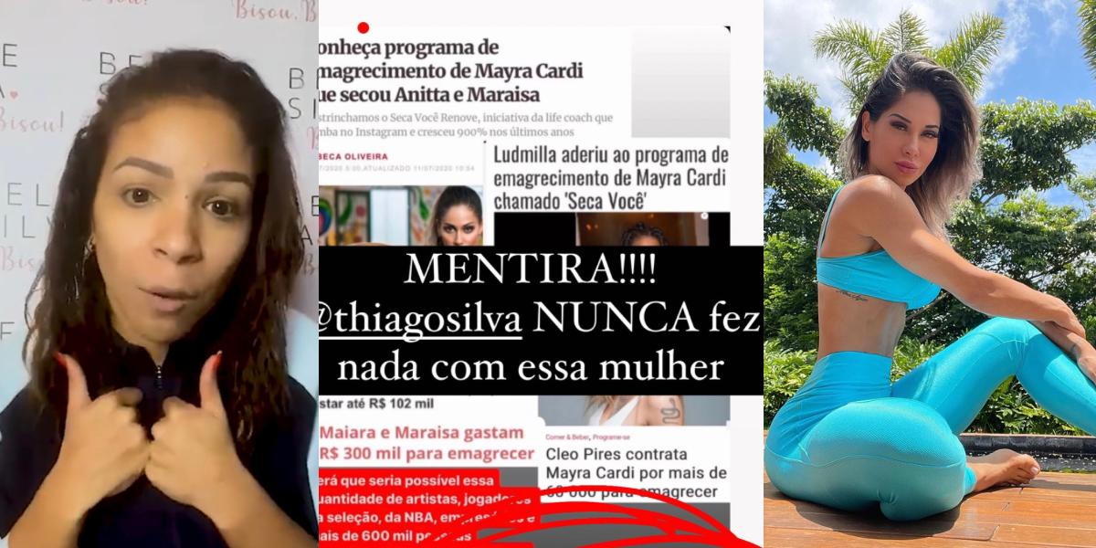 “Inferno”, diz Belle Silva sobre suposto programa da coach Maíra Cardi