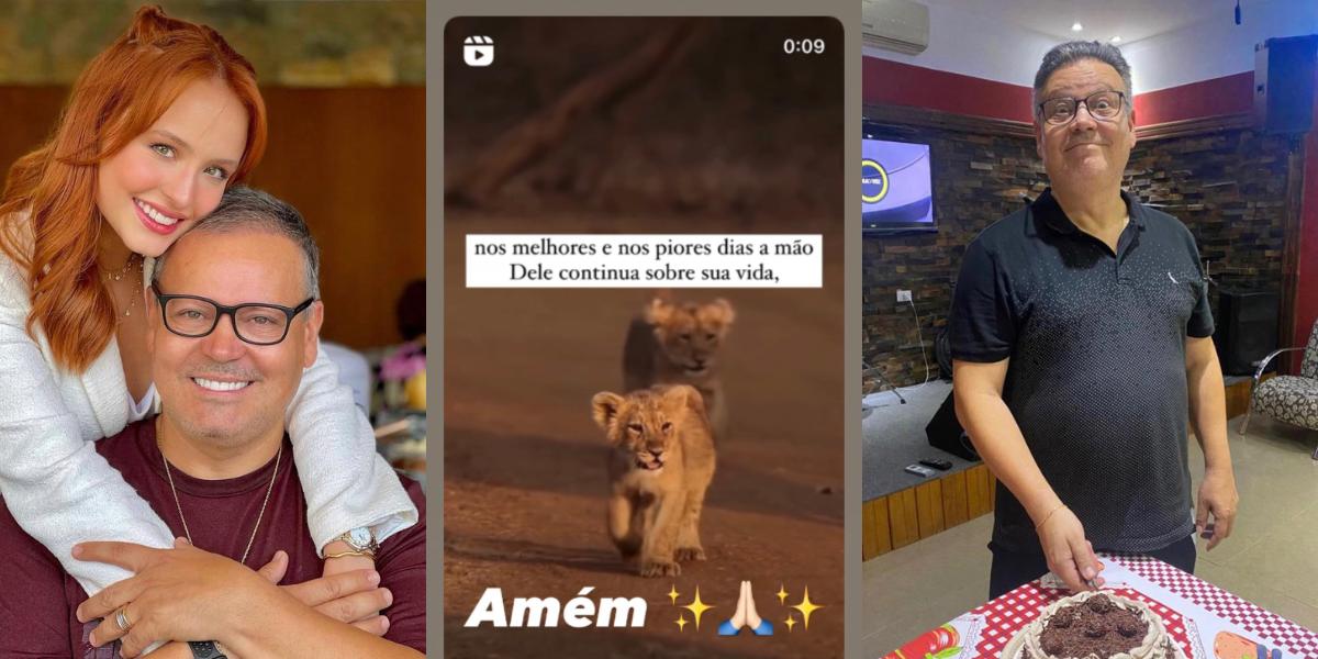 Pai de Larissa Manoela reaparece nas redes com mensagem enigmática