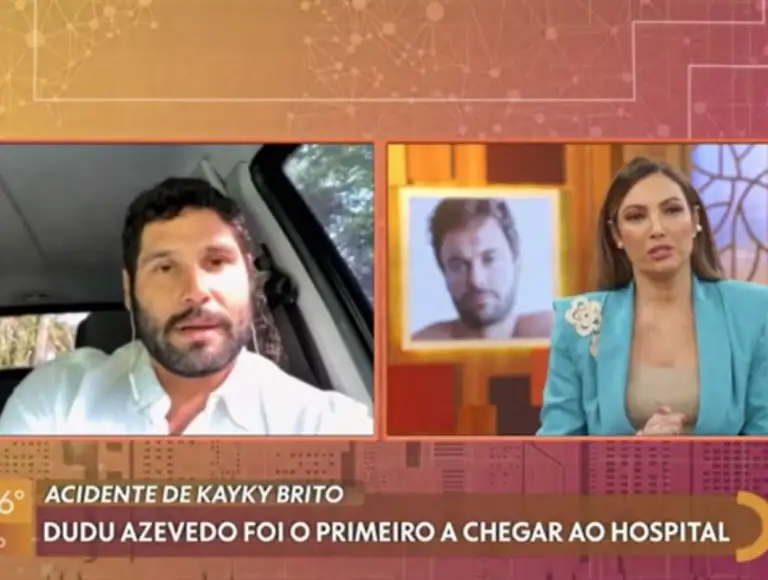 Dudu Azevedo diz que médica está otimista por melhora de Kayky Brito