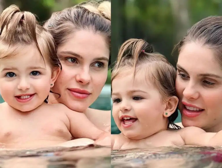 Bárbara Evans responde a críticas por filha ser criada com babás