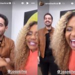 Banida das festas? Jamais! Cariúcha encontra João Silva e apresentador toma decisão