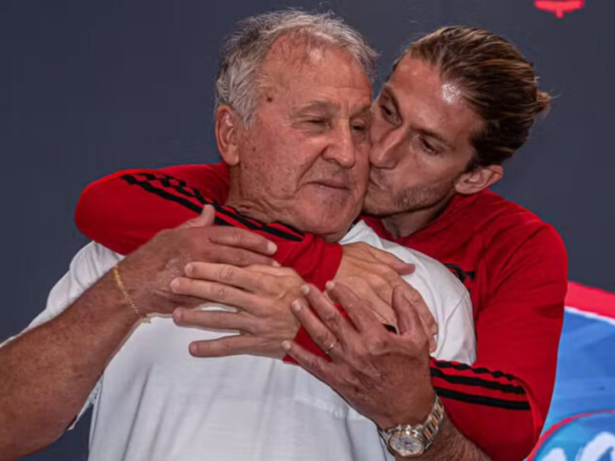 Zico revela conversa com Filipe Luís após demissão no Flamengo: “Tudo acontece”