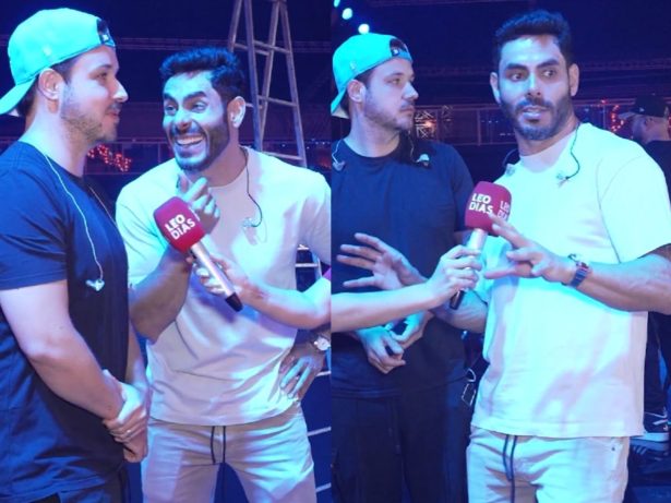 Israel e Rodolffo surpreendem fãs com mesa de sinuca em performance na gravação de DVD