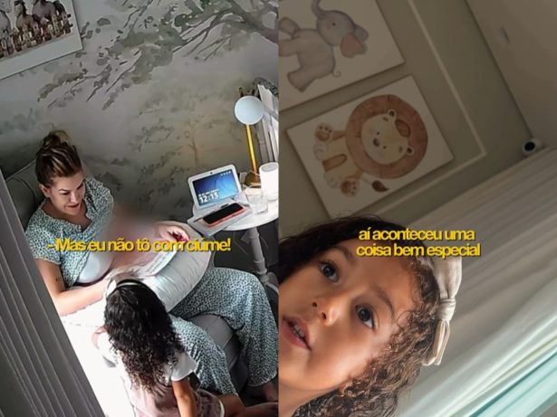 Lore Improta registra conversa com filha sobre ciúmes do irmão caçula: “Me sinto feliz!”