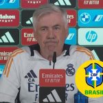 Carlo Ancelotti confirma acerto com a Seleção Brasileira em coletiva de imprensa