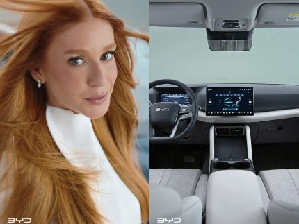 Marina Ruy Barbosa rouba a cena em campanha da BYD com novo SUV híbrido ATTO 2