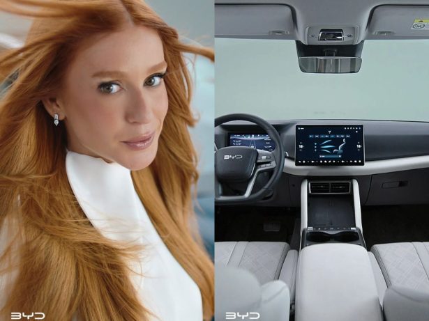 Marina Ruy Barbosa rouba a cena em campanha da BYD com novo SUV híbrido ATTO 2
