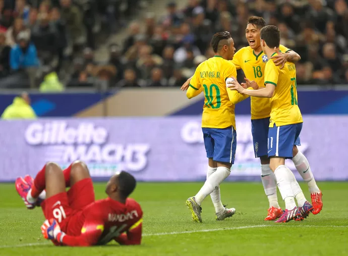 Brasil x França em 2015 / Reprodução 