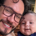 Eliezer mostra semelhança com o filho Ravi: “É muito a minha cara, né?”