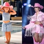 Zé Felipe compartilha foto da filha e web nota semelhança com chapéu de Ana Castela