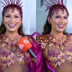 Lívia Andrade chama atenção com superprodução em ensaio do Salgueiro: “O público também merece”