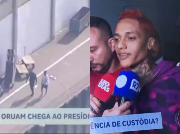 Veja Oruam chegando a presídio em Bangu onde ficará em cela individual