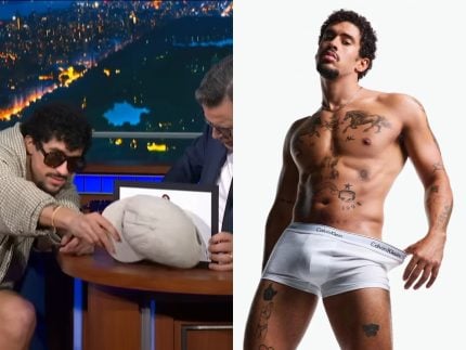 Bad Bunny revela reação da mãe após campanha de cueca: “Fez um cara gostoso”