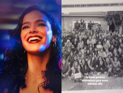 Bruna Marquezine celebra fim das gravações da 2ª temporada de “Amor da Minha Vida”