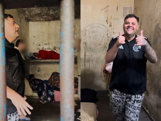Preso em operação, influenciador grava vídeo em cela e celebra soltura: “não sou bandido”