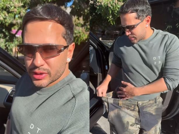 Lucas Guimarães mostra que perdeu 10 kg após separação: “Sofrendo de amor”