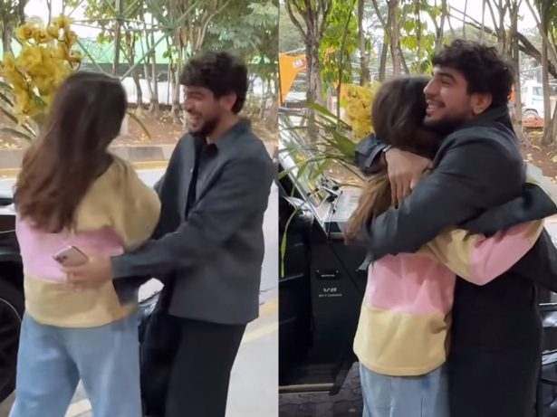 Rafa Kalimann recebe Nattan com surpresa especial em seu primeiro Dia dos Pais