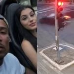 Câmeras flagraram acidente de Gato Preto e Bia Miranda com carro de R$ 1,5 milhão em SP; confira