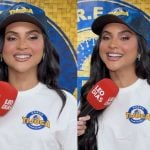 Mileide Mihaile vibra na 1ª visita ao barracão como Rainha da Unidos da Tijuca: “Apaixonada”