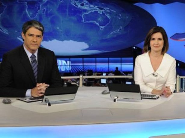 Fátima Bernardes parabeniza William Bonner após mudanças no JN
