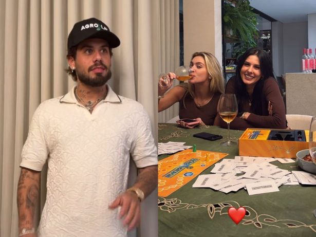 Apaixonado? Zé Felipe posta Ana Castela em noite de jogos na casa da cantora