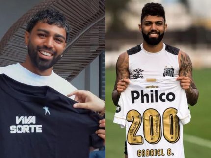 Gabigol vira embaixador de marca que detém nome do estádio do Santos