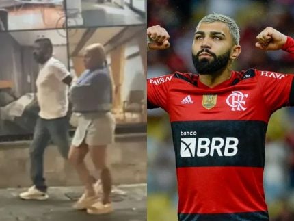 Pais de Gabigol, próximo de ir ao Cruzeiro, são flagrados em Belo Horizonte