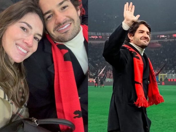 Pato é homenageado no Milan e emociona Rebeca Abravanel: “Continue brilhando”