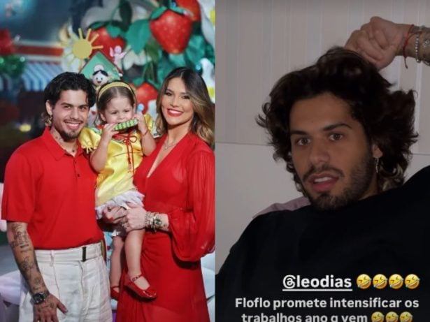 Virginia e Zé Felipe brincam após Leo Dias eleger Floflô a bebê do ano