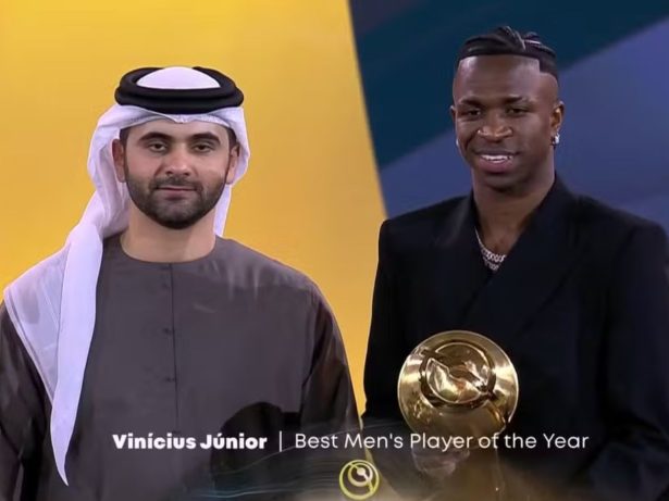 Mais uma! Vini Jr. é eleito o melhor do mundo pela Globe Soccer Awards