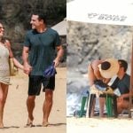 Isis Valverde e Marcus Buaiz são fotografados durante lua de mel em Noronha