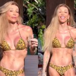 Maya Massafera posta vídeo com biquíni de oncinha em clima de Réveillon