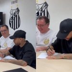 Agora é oficial! Neymar assina contrato com o Santos por seis meses