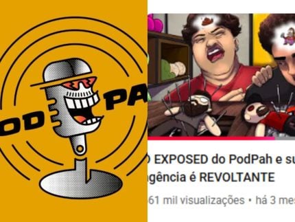Juiz determina exclusão de vídeo com ofensas ao PodPah, mas autor foge da Justiça