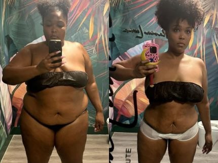 Lizzo exibe antes e depois da perda de peso e agradece apoio de brasileira