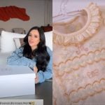 Bruna Biancardi mostra detalhes do enxoval de Mel e elege peças favoritas