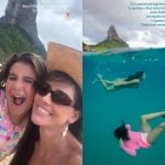 Deborah Secco se declara à filha após viagem a Noronha: “Coração cheio”