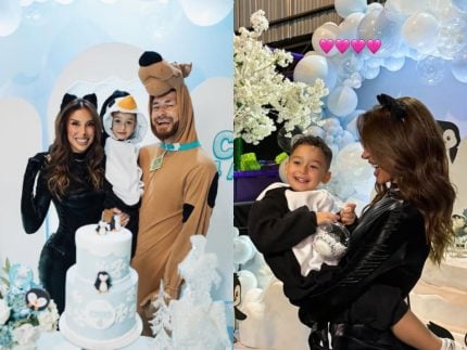 Bianca Andrade e Fred Bruno comemoram juntos o quarto aniversário de Cris