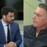 Tornozeleira eletrônica obriga repórter da Band a encerrar entrevista com Bolsonaro