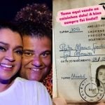 Gominho resgata antigo boletim escolar de Preta Gil e se derrete: “Sempre foi linda”