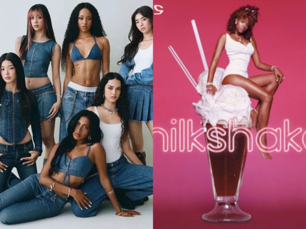 Após propaganda de jeans, Katseye faz o clássico “Milkshake” disparar nas plataformas