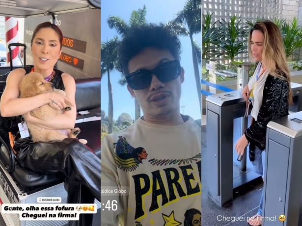 Confira os bastidores da chegada dos finalistas do “Dança dos Famosos” nos estúdios Globo