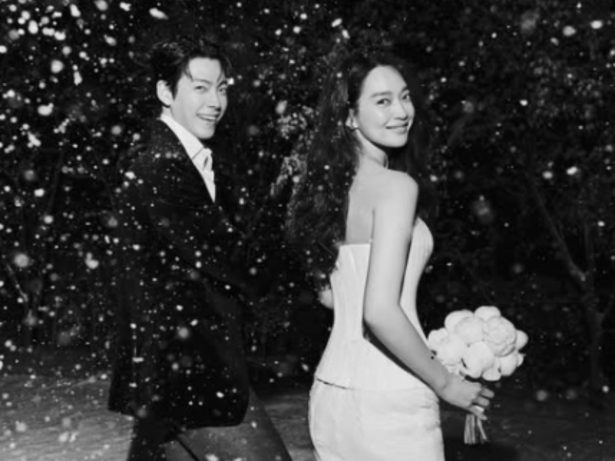 Astros de doramas Shin Min-ah e Kim Woo-bin se casam após 10 anos de namoro