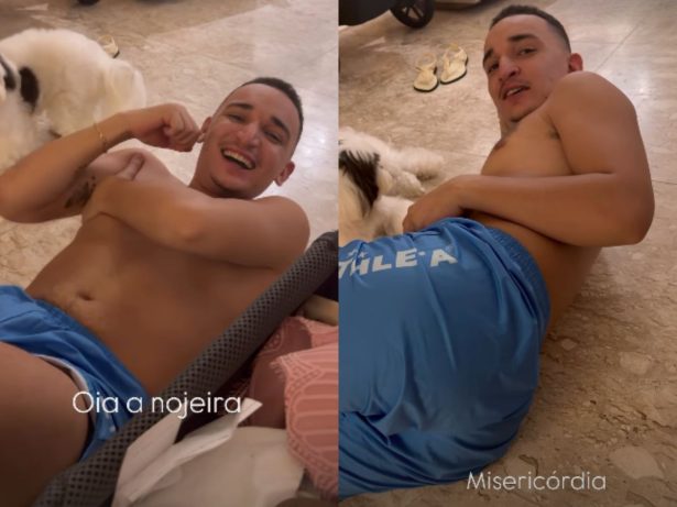 João Gomes surpreende Ary Mirelle ao revelar “talento” inusitado após o treino