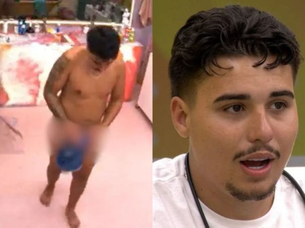 Pedro confunde “BBB26” com “Largados e Pelados” e mostra tudo em frente às câmeras