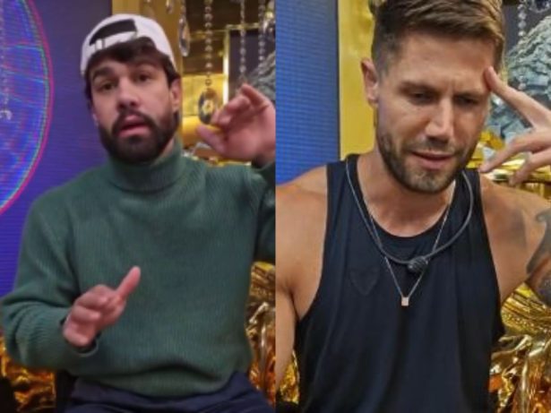 No confessionário, Paulo Augusto admitiu “contato”, enquanto Jonas reclamou de dores