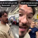 Eliezer se revolta com valor exorbitante gasto em supermercado e muda rotina da casa