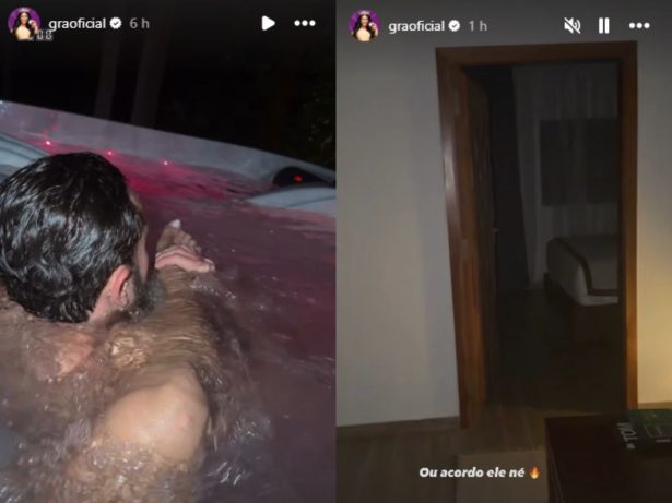 Gracyanne curte romance nas Maldivas e brinca sobre momento íntimo com o namorado