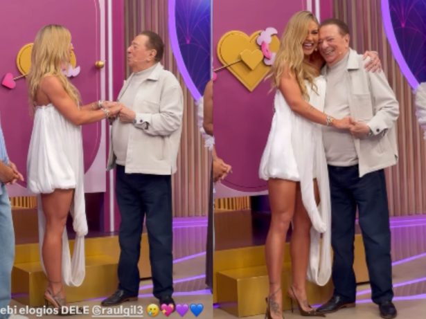 Virginia se emociona com elogios de Raul Gil em gravação final no SBT: “Muito grata”