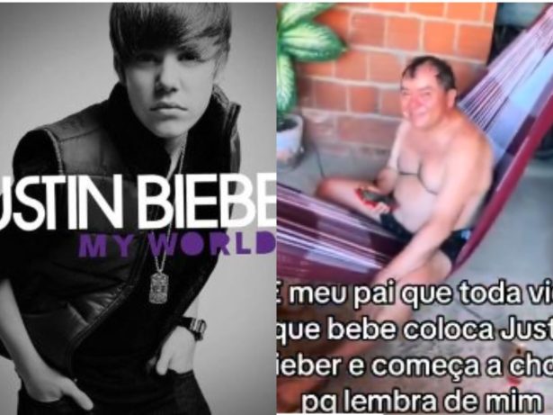 Pai viraliza ao chorar ao som de Justin Bieber por lembrar da filha, que se mudou